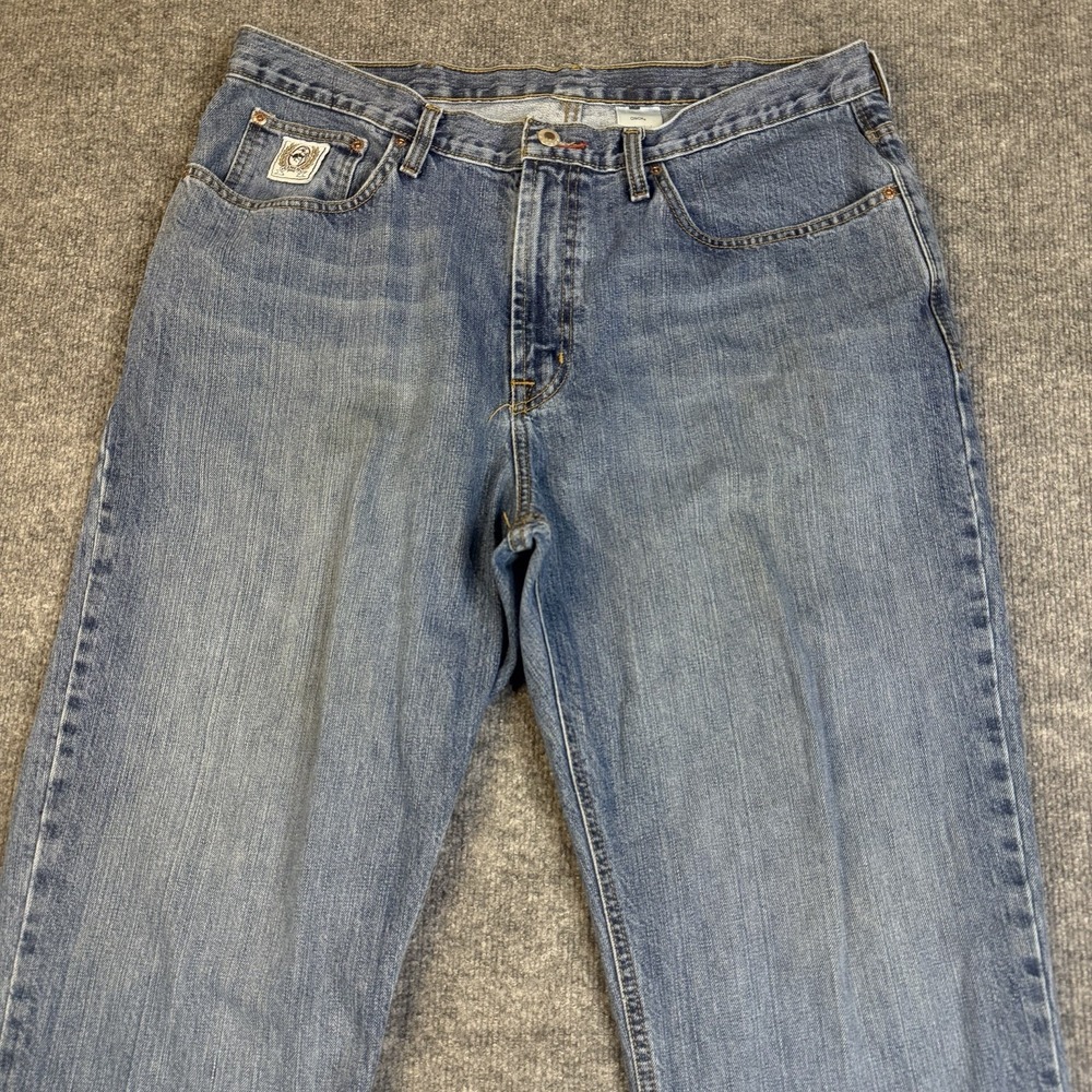 Cinch Jeans Mens 38x34 Blue Medium Wash Straight Leg Western Denim (40x34) - Picture 3 of 16